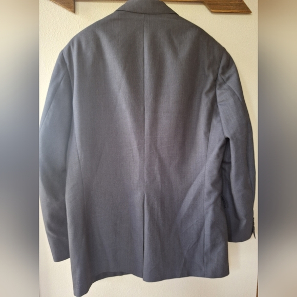 Brooks Brothers Suit Jacket 42R Blue/Gray Wool Check Print  Makers USA - Picture 9 of 9